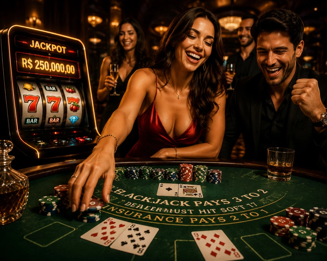 Cassino 24/7 disponível